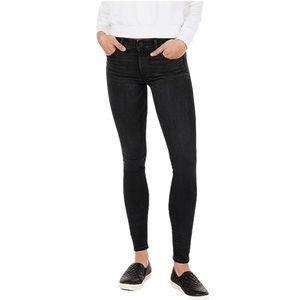 Express Perfect Lift Mid Rise Black Stretch Jeans